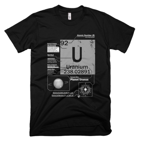 Uranium t shirt (Black)