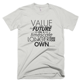 Richard Dawkins - Value the Future shirt (Silver)